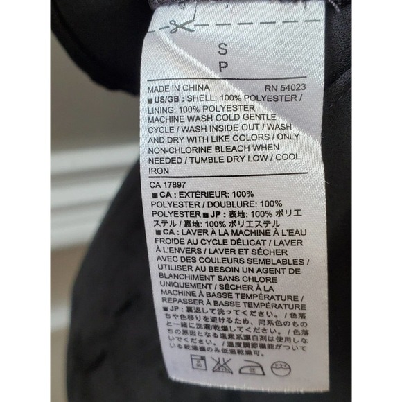 Banana Republic Womens Black Floral Polyester Round Neck Sleeveless Top Blouse S - Picture 8 of 10